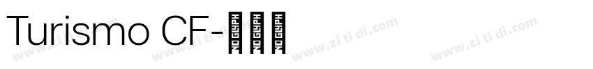 Turismo CF字体转换